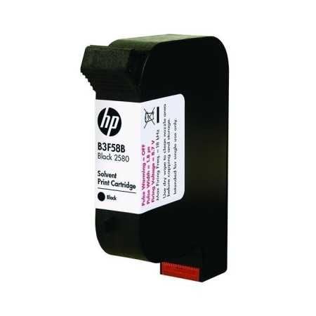 Cartucho Base Solvente HP B3F58B /2580 - Cor Preta