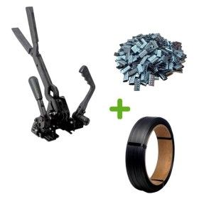 Kit Máquina Aparelho Arquear + Fita De Arquear + Selo Grampo